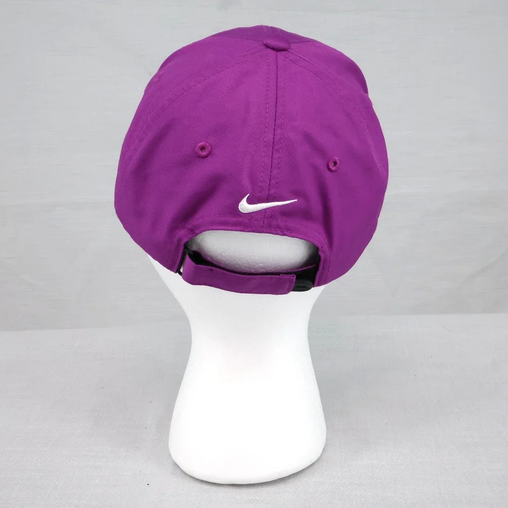 Nike Hat Womens Cap Strap Back Purple Featherlight Dri Fit Run Hike Golf Jog - Picture 2 of 15
